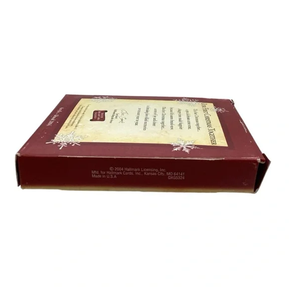 Hallmark 2004 “Our First Christmas Together” Acrylic Christmas Ornament - Picture 5 of 8